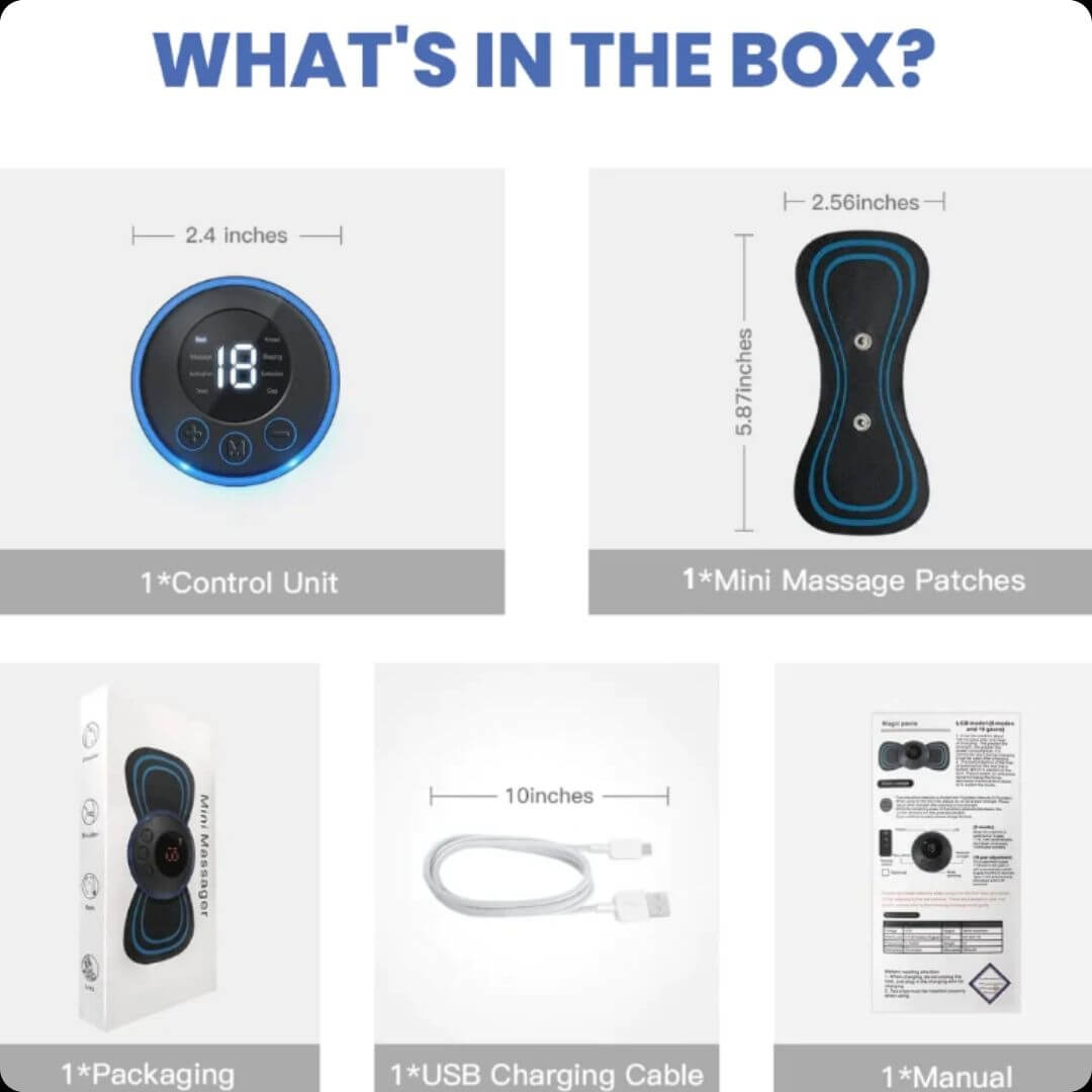 MINI MASAJEADOR ELÉCTRICO VERSIÓN PRO®