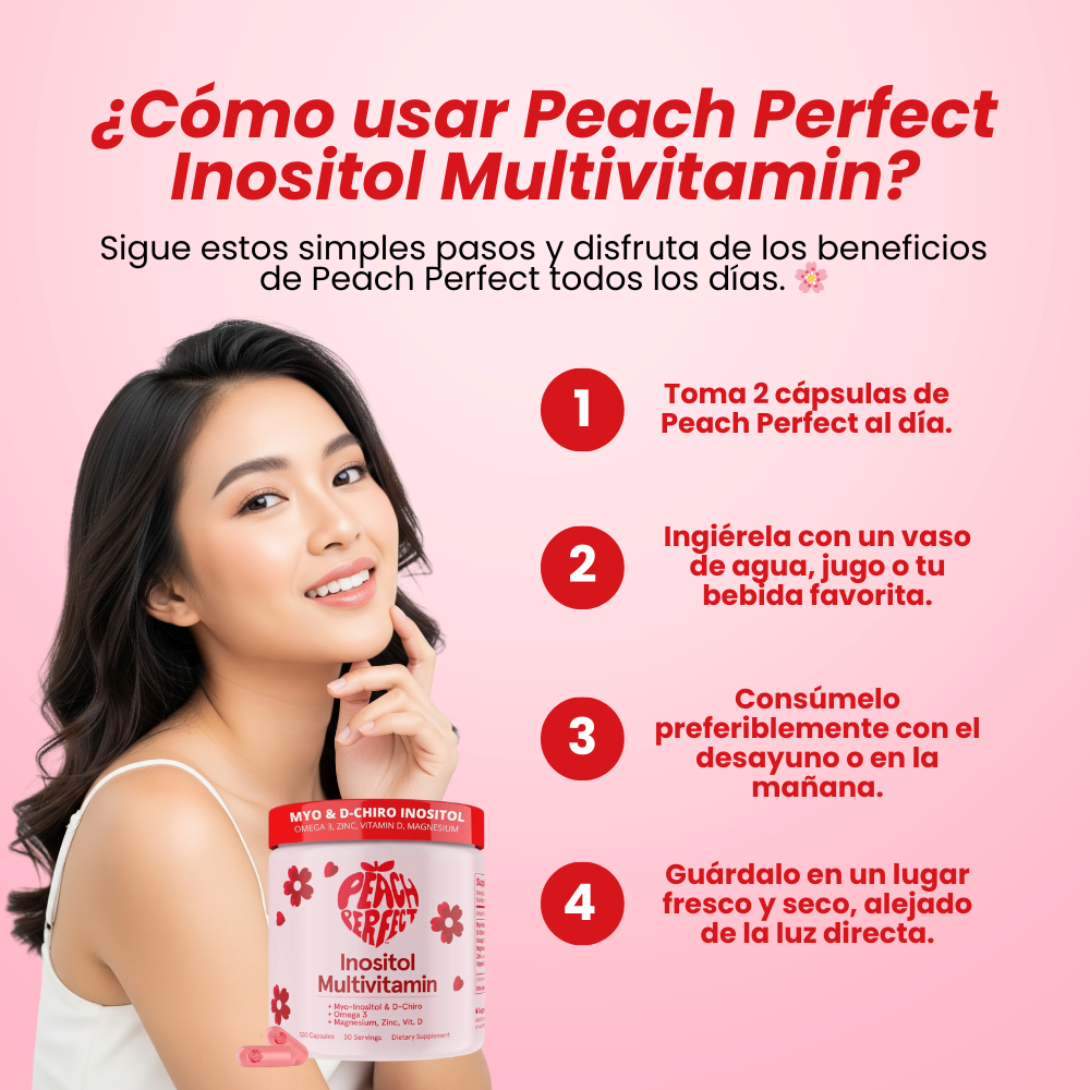 Peach Perfect Balance™ Equilibrio Hormonal Femenino Desde Adentro