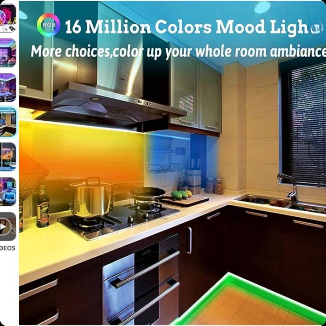 CINTA LED RGB 5 METROS SENCILLA + PROMO 🔥 + ENVIO GRATIS 📦