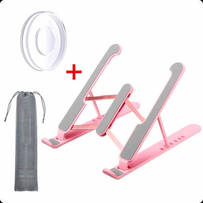 SOPORTE PORTÁTIL DE ALUMINIO PARA COMPUTADORA PORTÁTIL