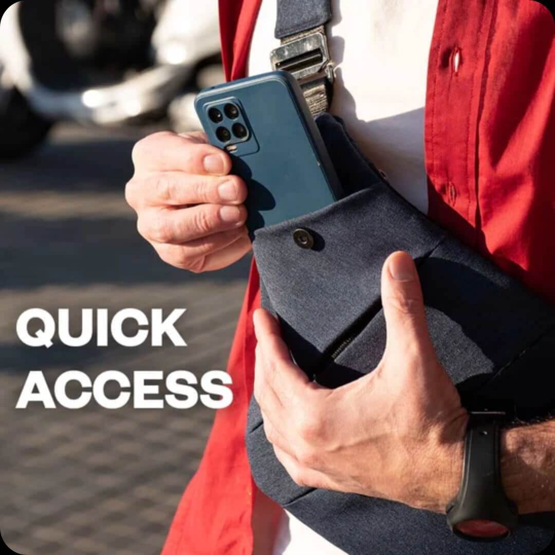 SecureCarry™ - Canguro elegante y seguro