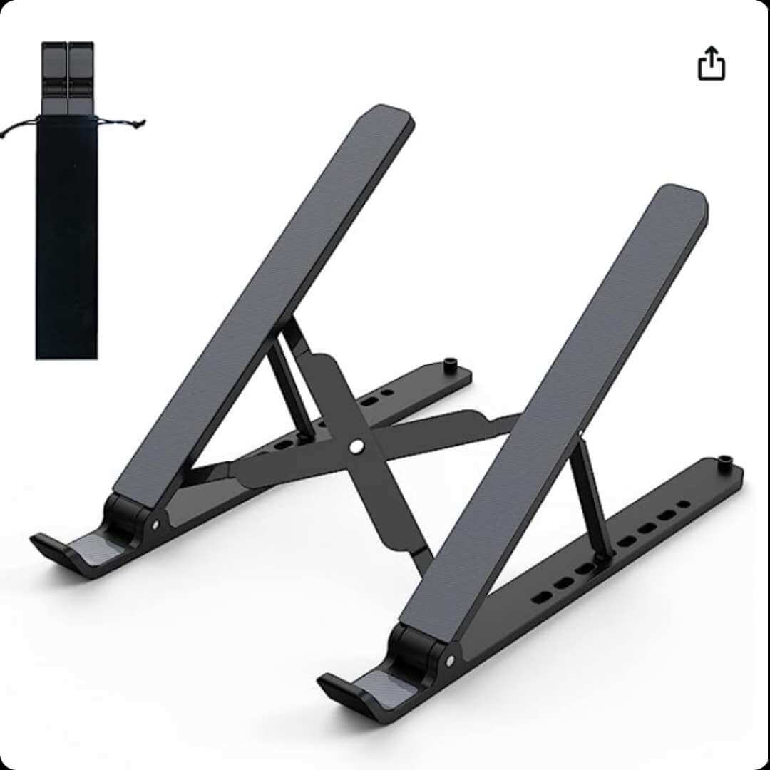 SOPORTE PORTÁTIL DE ALUMINIO PARA COMPUTADORA PORTÁTIL