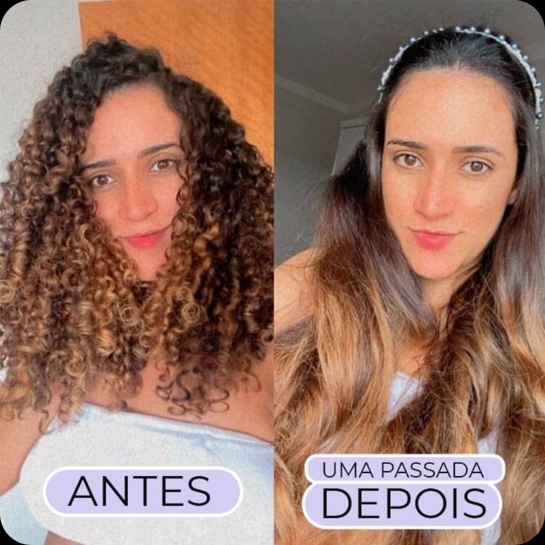 GlamourWave™ - Cepillo Alisador 2 en 1