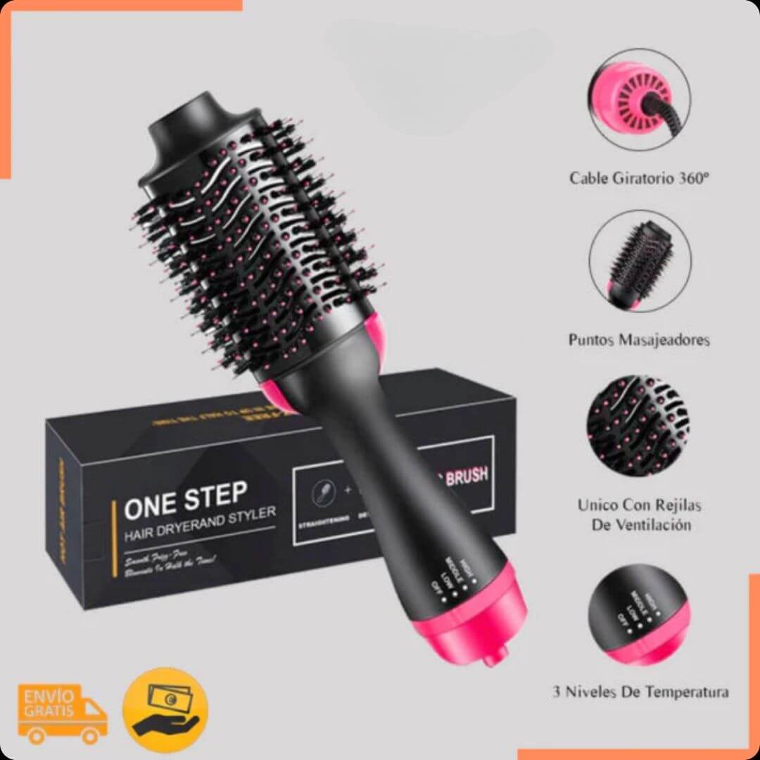 HairChic™ - Cepilla, Riza y Seca 3 en 1
