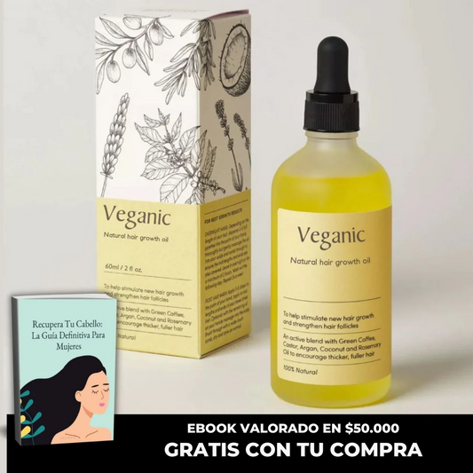 Aceite Natural Para El Crecimiento Del Cabello