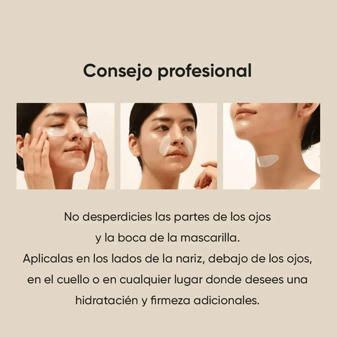 Tratamiento Blinkori® Mascarilla nocturna de colágeno y Niacinamida (Obtén 1 GRATIS)